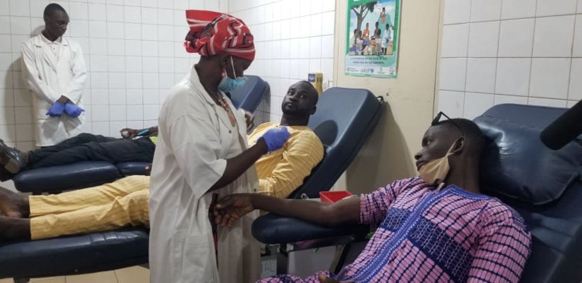 “Quand je n’en donne pas je ne suis pas à l’aise”, dit Pierre Koné, donneur bénévole de sang