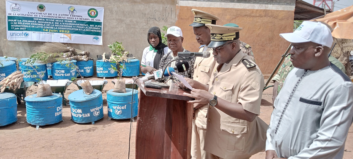 Lancement hier à San de la quinzaine de l’environnement