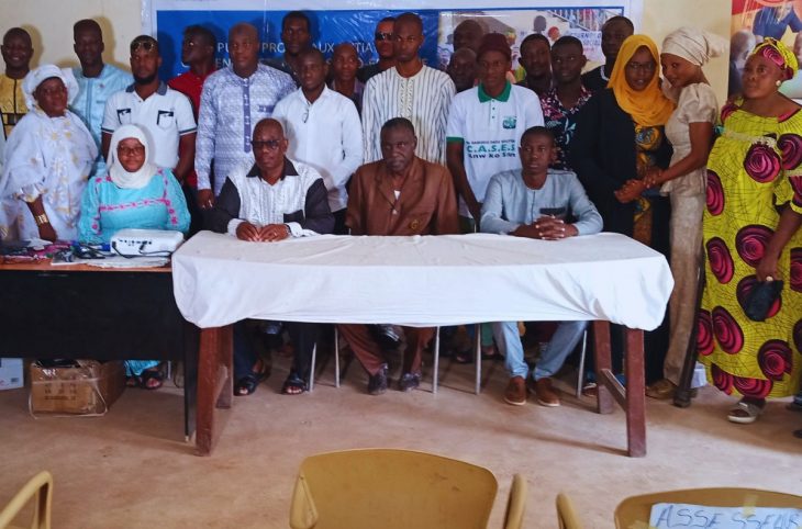 Des financements octroyés aux groupements et associations de jeunes de San