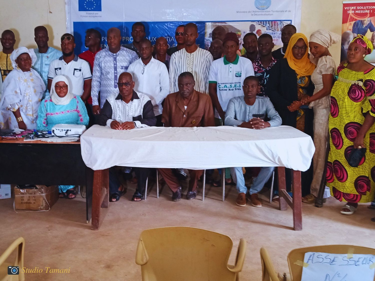 Des financements octroyés aux groupements et associations de jeunes de San