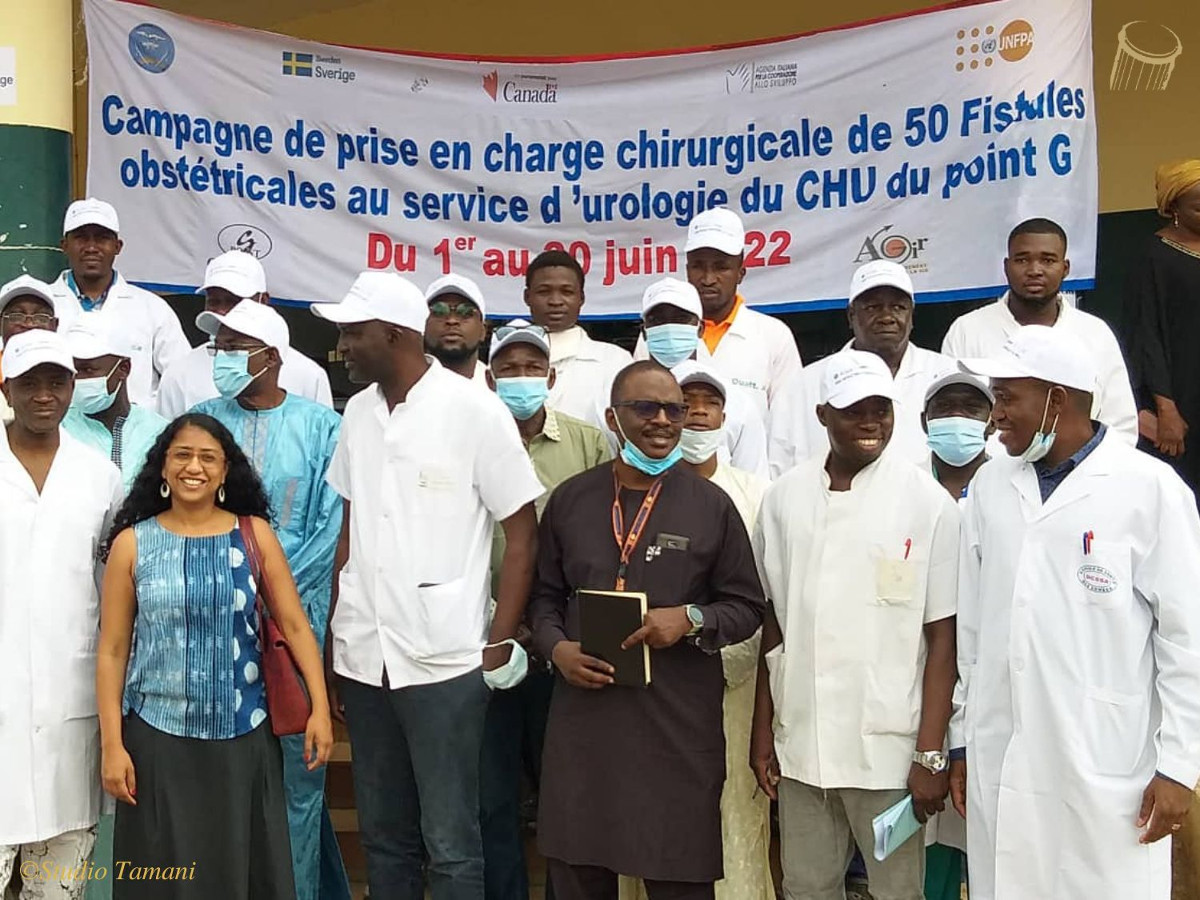 Lutte contre la fistule obstétricale : une campagne de chirurgie lancée à Bamako