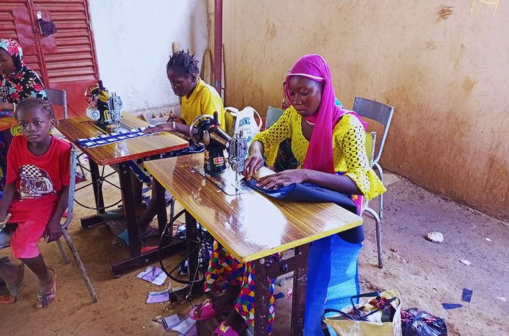 Renforcement des filles de Kita en coupe couture
