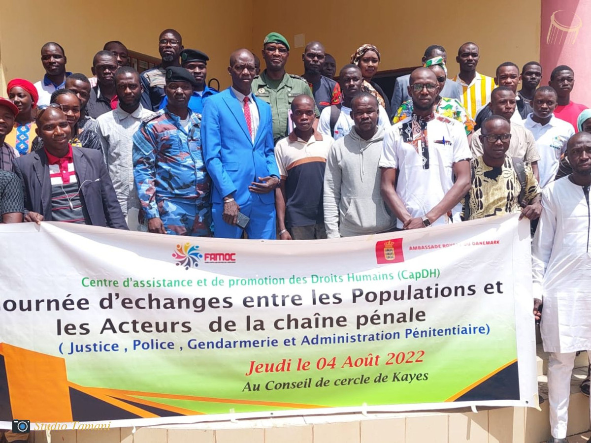 L’instauration d’un climat de confiance mobilise la société civile et les acteurs de la chaîne pénale de Kayes