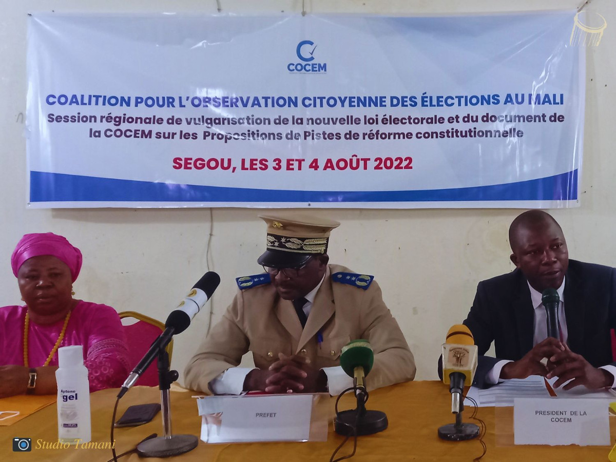 Nouvelle loi électorale : des échanges en cours sur le contenu à Ségou