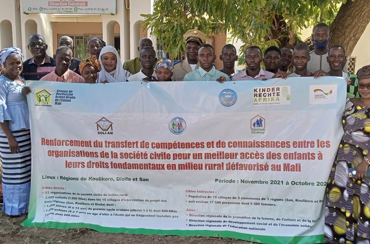 <strong>Le droit des enfants, au centre d'une formation à San</strong>