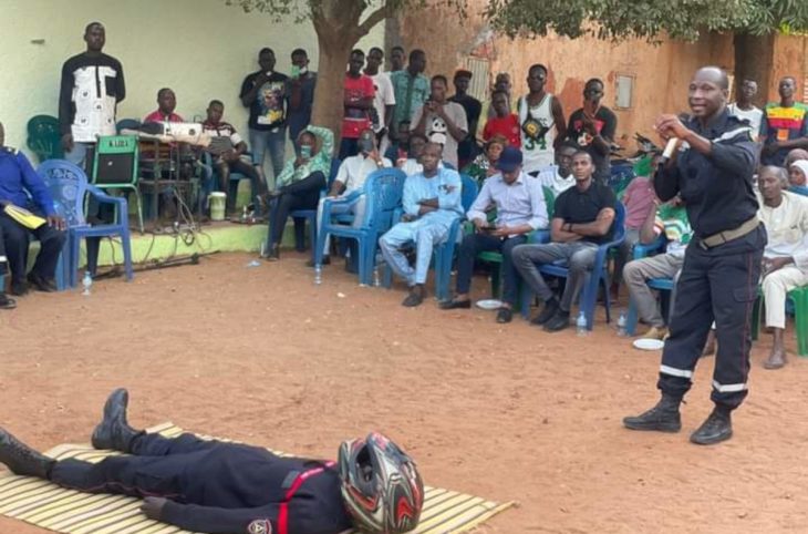 <strong>Sensibilisation sur le port du casque à Koulikoro</strong>