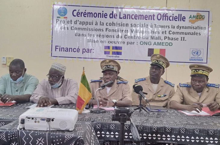 <strong>Lancement d'un  projet d'appui à la cohésion sociale, à San</strong>