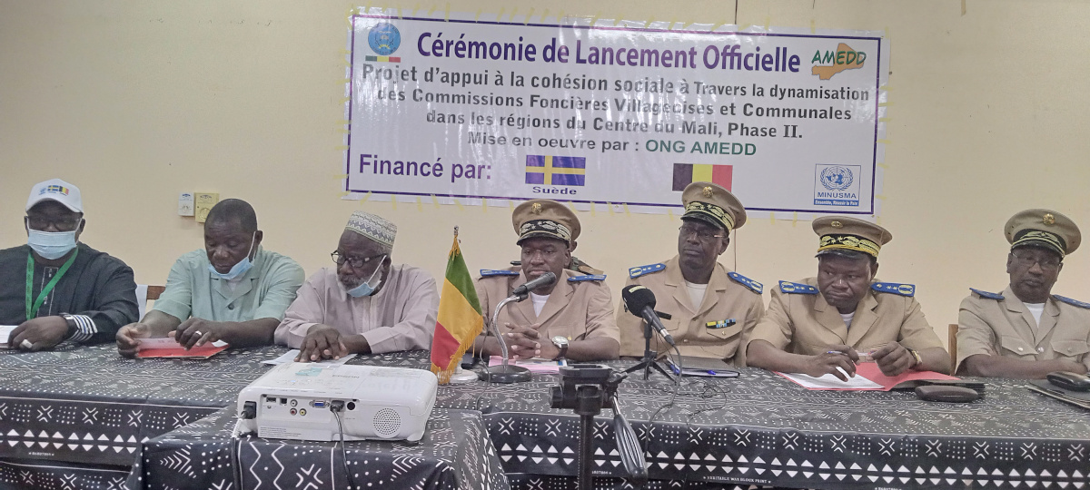 <strong>Lancement d’un  projet d’appui à la cohésion sociale, à San</strong>