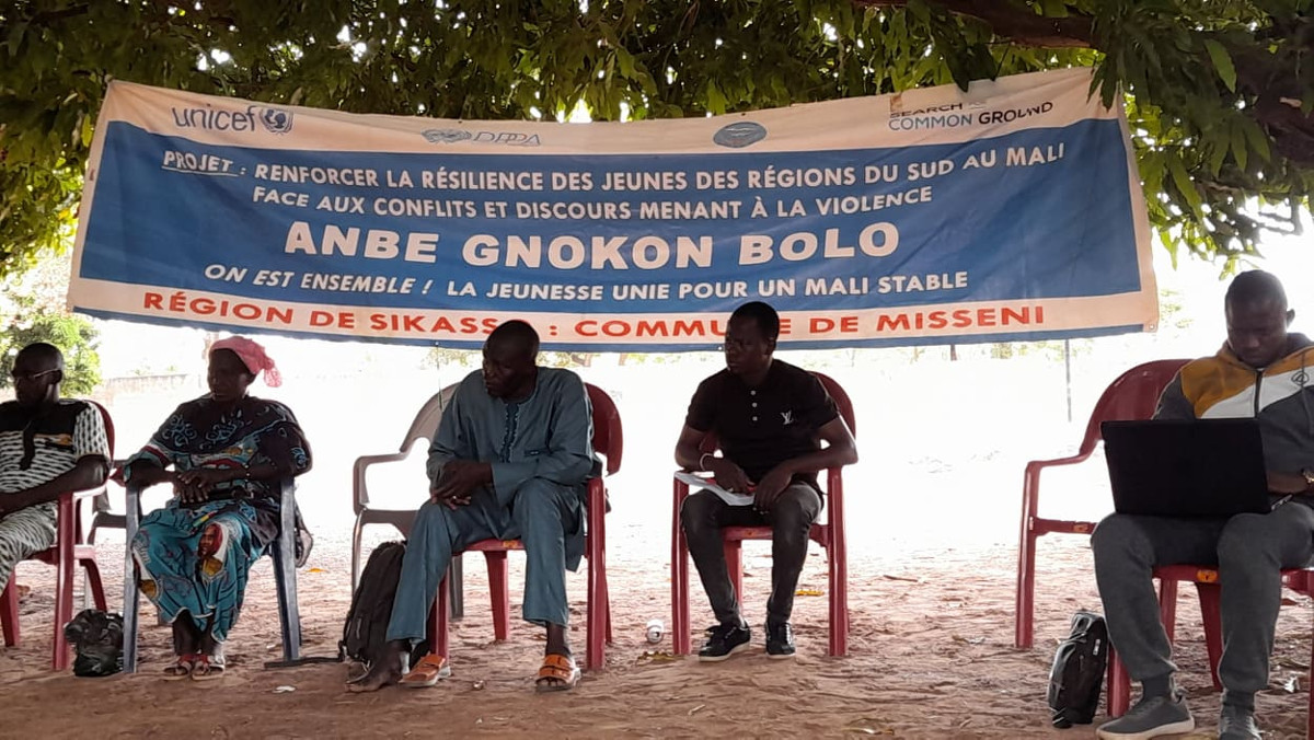 <strong>Prévention des conflits: à Sikasso, des jeunes de plusieurs communes partagent leurs expériences</strong>