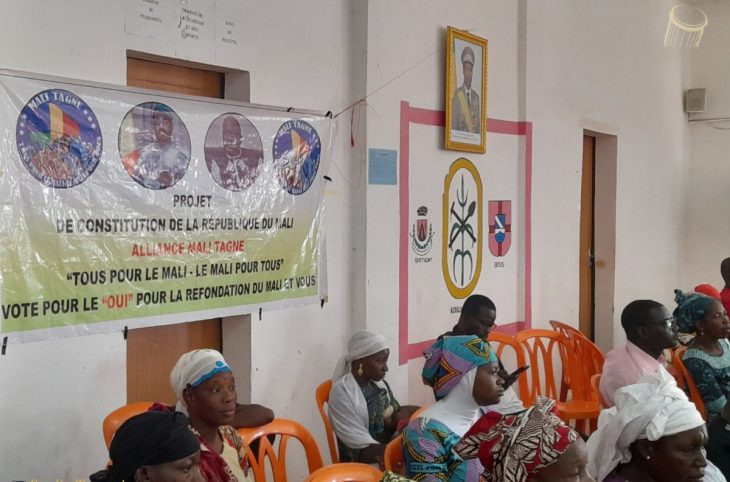<strong>Projet nouvelle constitution, le contenu expliqué à plus de 200 personnes à Koulikoro</strong>