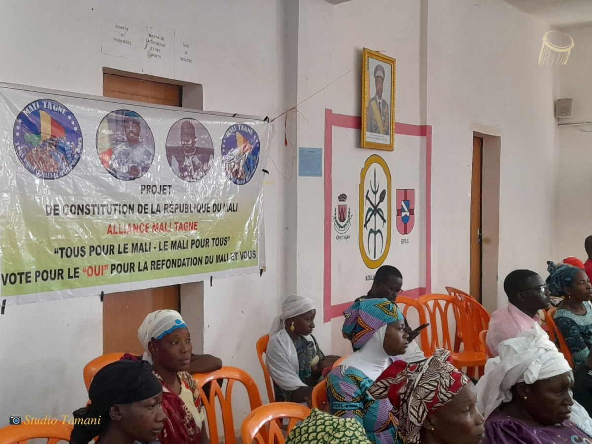 <strong>Projet nouvelle constitution, le contenu expliqué à plus de 200 personnes à Koulikoro</strong>