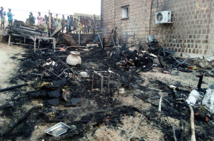 Incendie au CSREF de Tombouctou