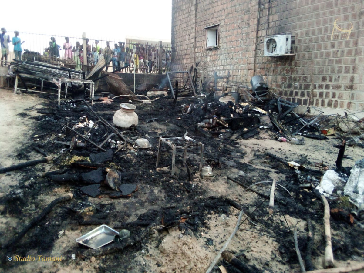 Incendie au CSREF de Tombouctou