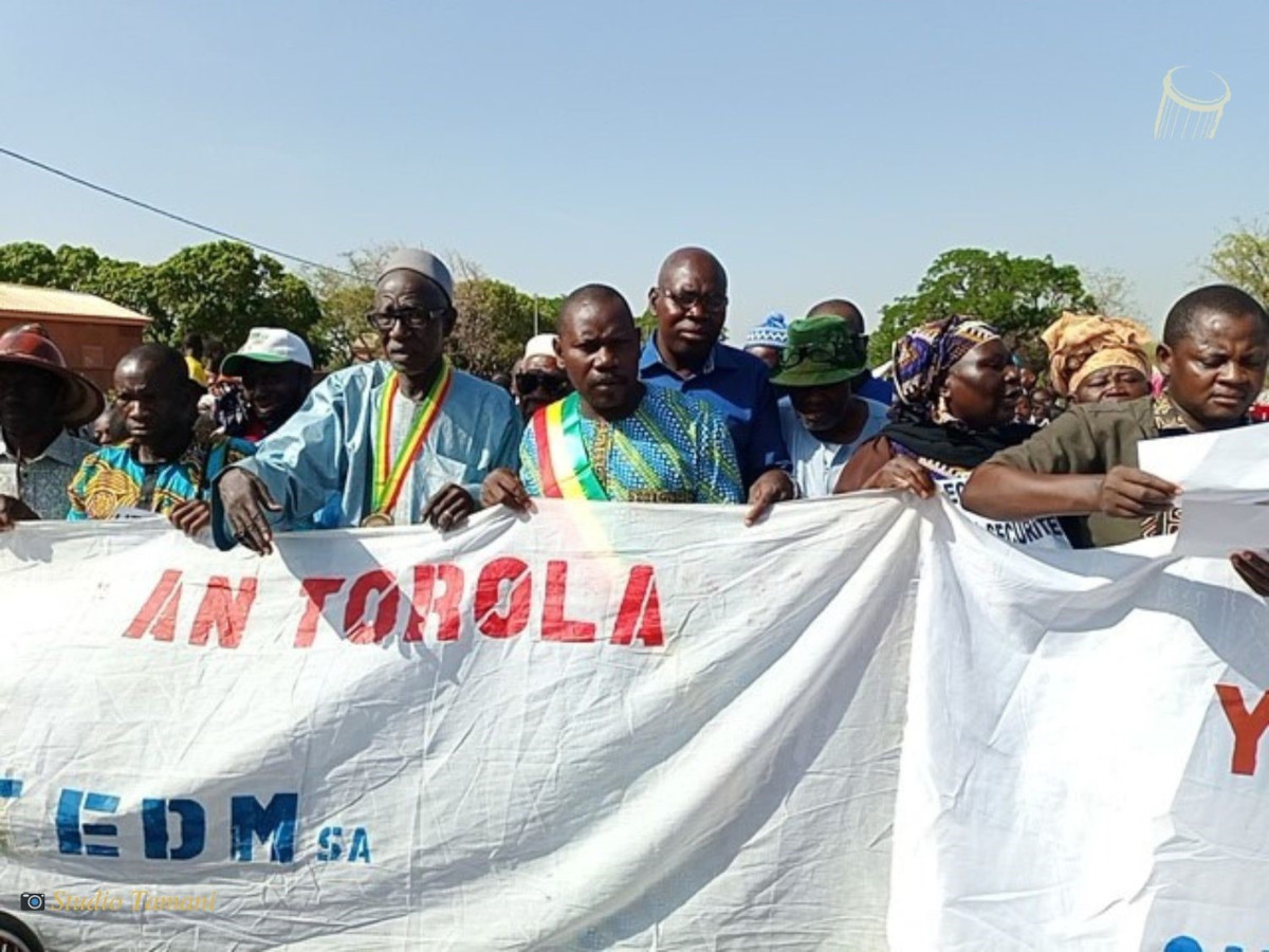Manifestation à Yorosso : la population réclame EDM SA