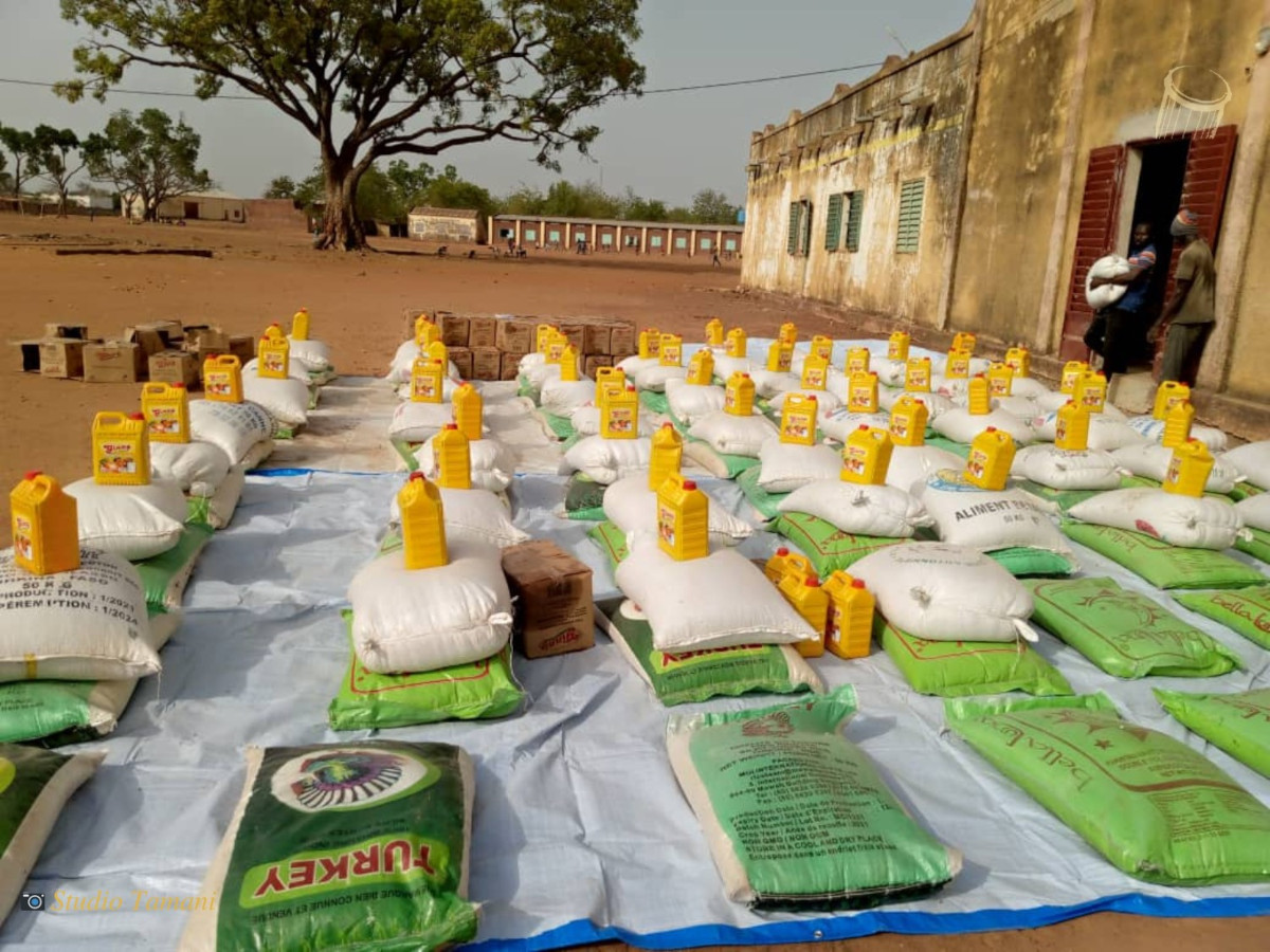 Yorosso : don de kits alimentaires à des déplacés internes