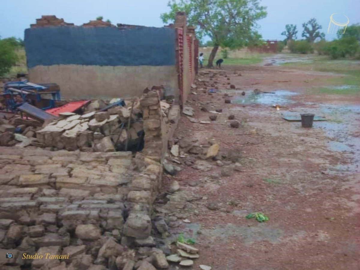 À Banamba, des salles de classes effondrées suite à des fortes pluies