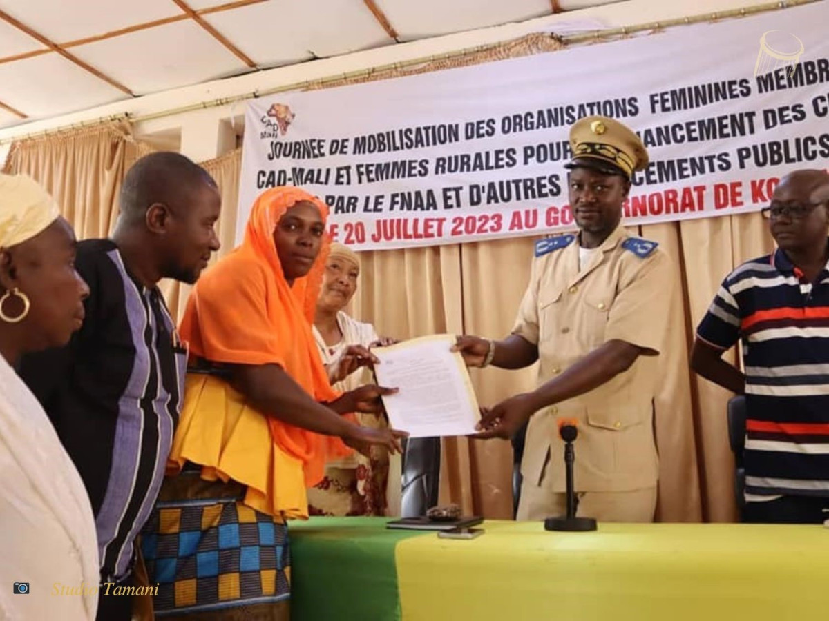A Koulikoro, les femmes et jeunes filles confrontés au défi de financement des projets