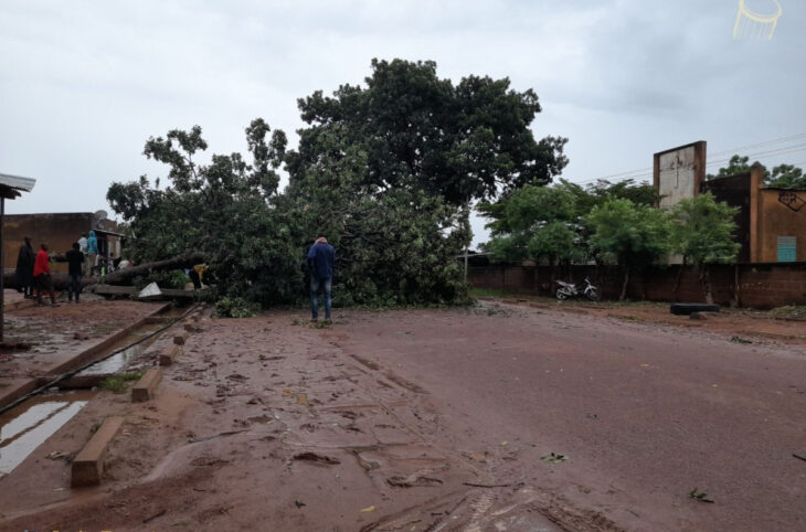 À Yorosso, des dégâts enregistrés après une forte pluie