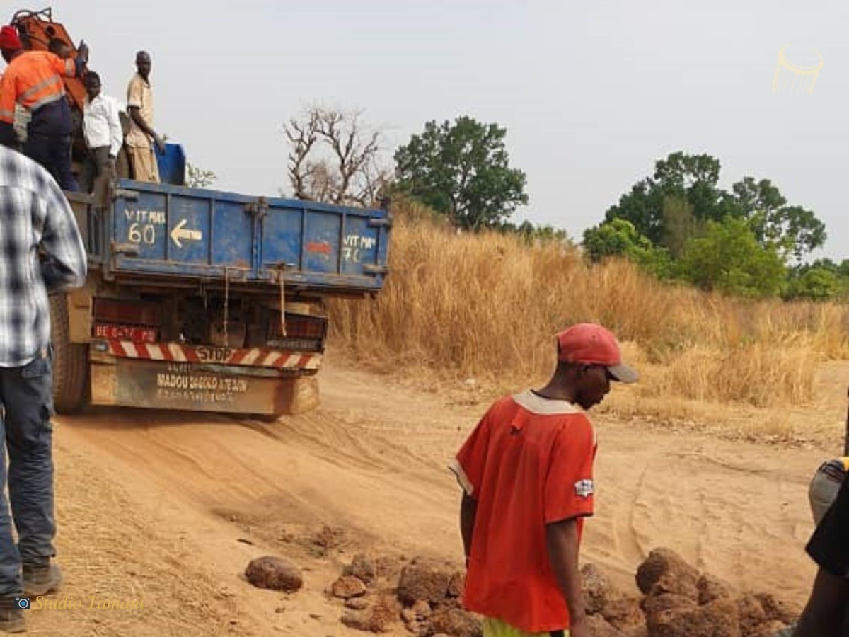 Mobilisation à Bafoulabé pour réparer un tronçon