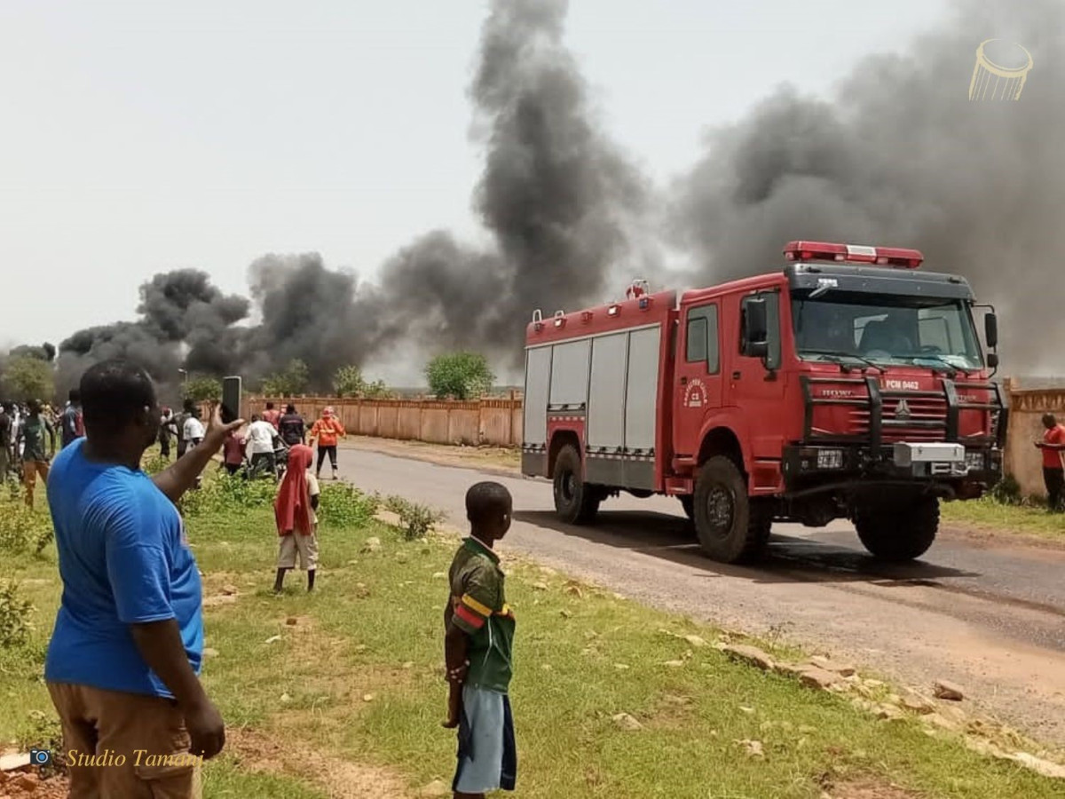 Un camion-citerne incendié à Bandiagara