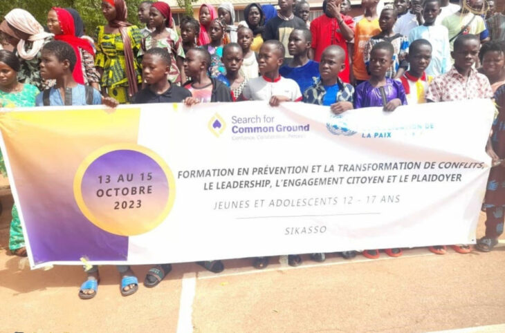 À Sikasso, des adolescents outillés en gestion de conflits