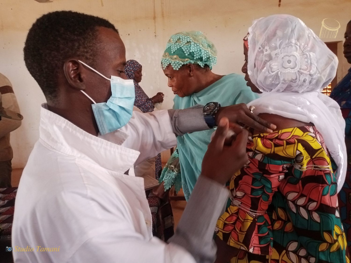 Campagne de vaccination contre la covid à Yorosso et Banamba