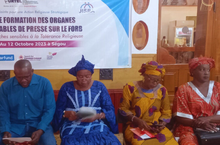 Ségou : session sur le journalisme et les prêches sensibles à la tolérance religieuse