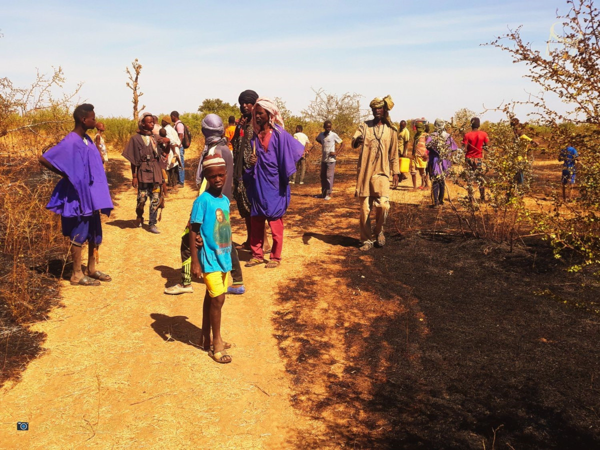 Un feu de brousse cause des dégâts dans des champs à Nioro
