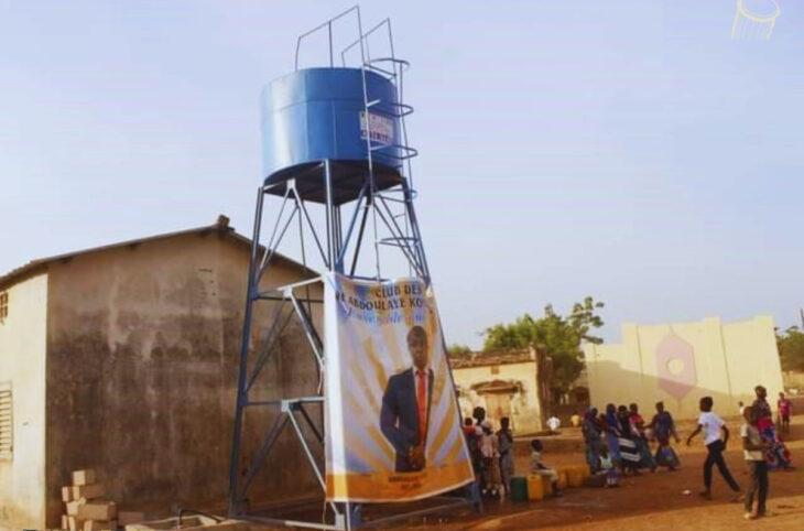 De l'eau potable pour les élèves du groupe scolaire de Kita-Gare