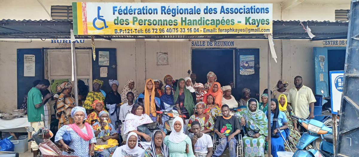 Kayes : des jeunes en situation de handicap formés sur le monitorat