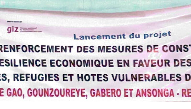 Un nouveau projet en faveur des déplacés voit le jour à Gao