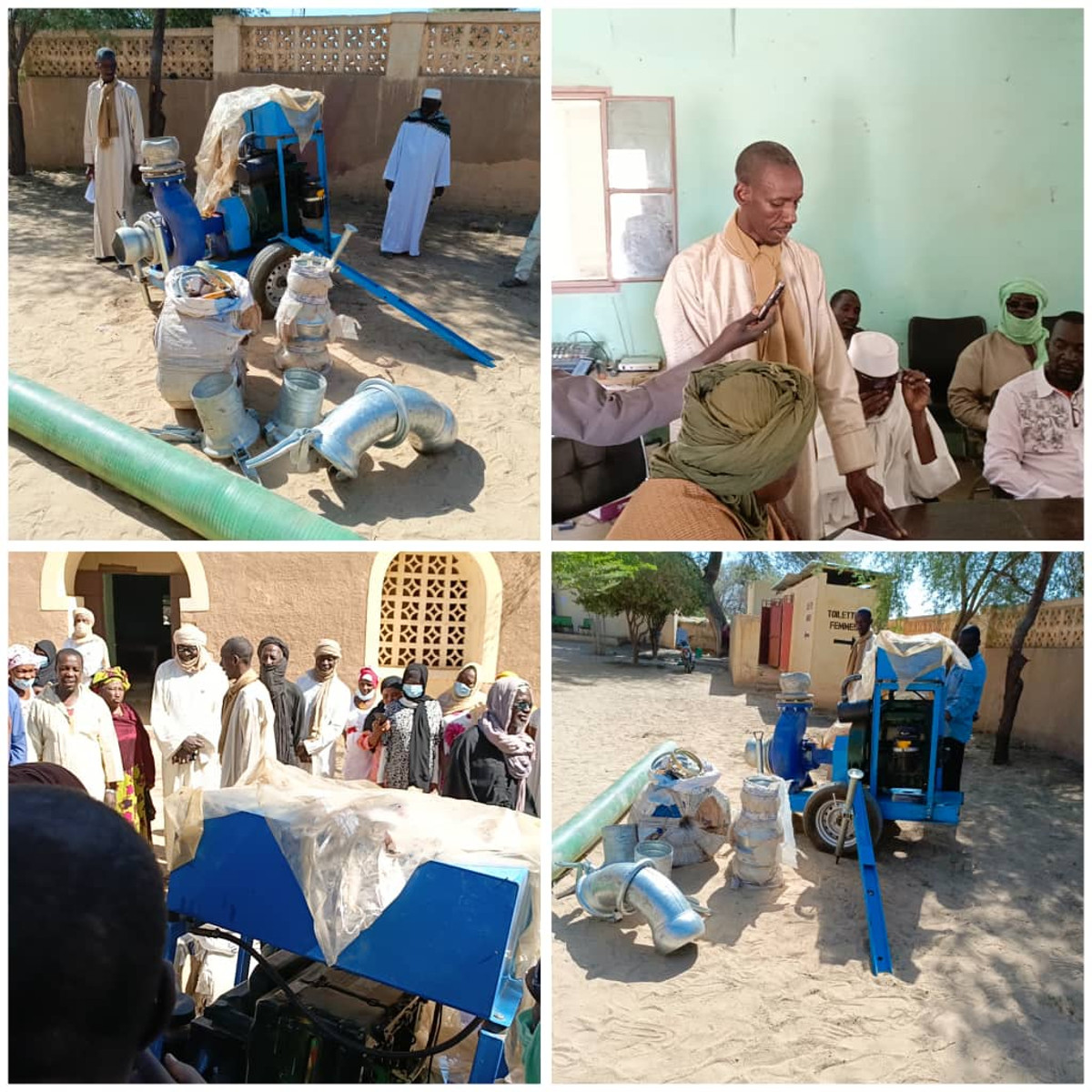 Diré : une coopérative agricole reçoit une motopompe et des accessoires