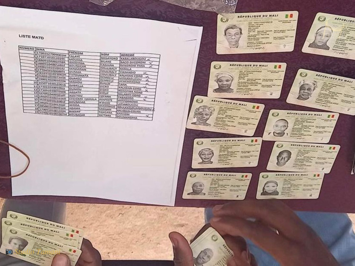 Faible affluence au niveau du centre d’enrôlement de la carte biométrique à Koulikoro