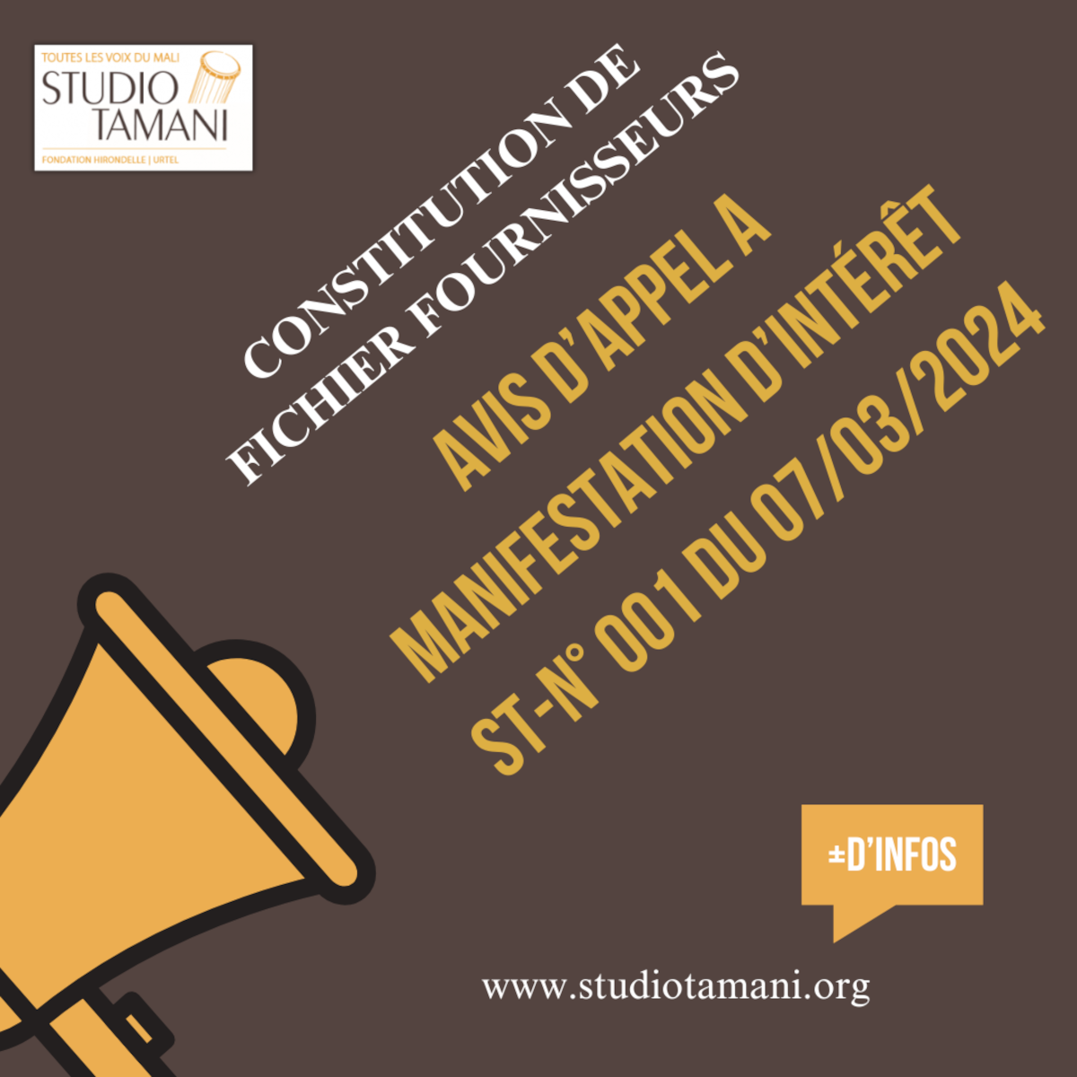 Constitution de fichier Fournisseurs