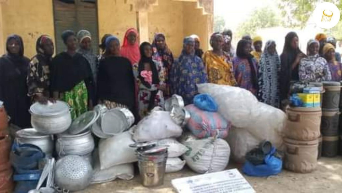 Un groupement de femmes de Koulikro équipé