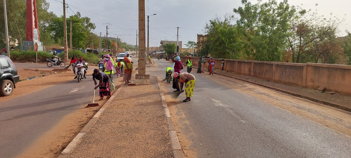 Journée de salubrité à l’Institut National de Prévoyance Sociale de Koulikoro