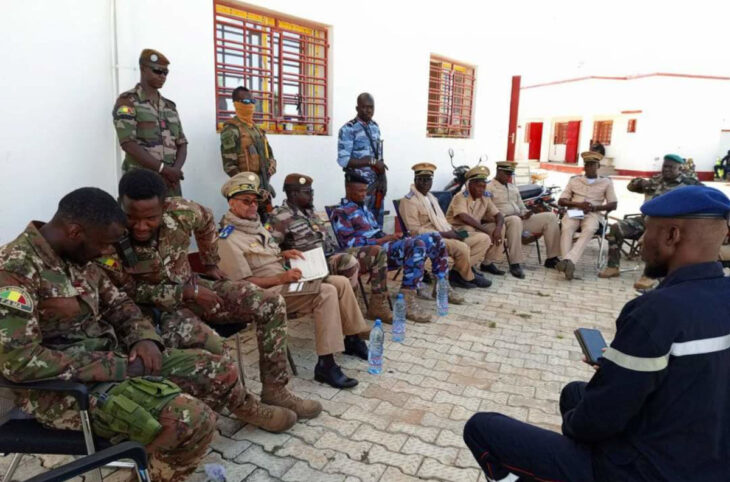 Koro : prise de contact du Préfet avec les responsables des unités des forces armées et de sécurité