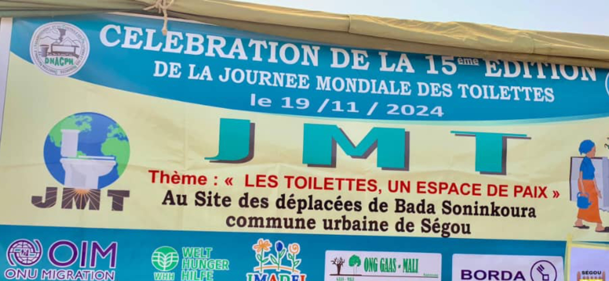 A Ségou, la journée des toilettes a été célébrée avec les déplacés et les sinistrés des inondations
