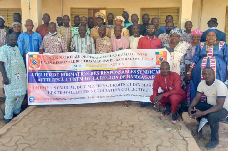 Le renforcement du syndicalisme au centre d'une formation à Bandiagara