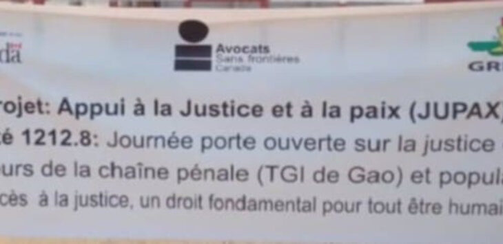 GAO : journée porte ouverte de la justice