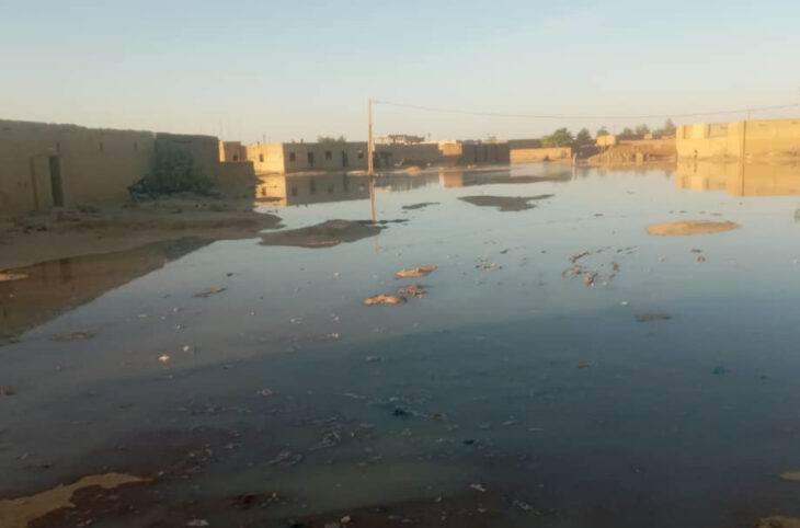 La crue du fleuve avec ses avantages et ses inconvénients