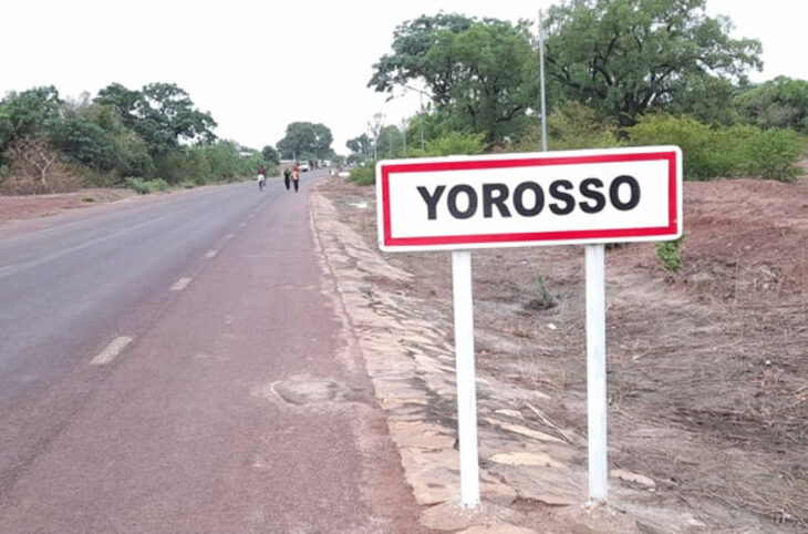 La présence des mouvements d'hommes armés signalés à Yorosso