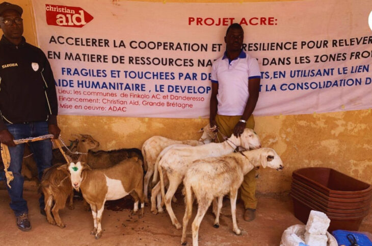 Les personnes déplacées à Sikasso, dotées de kits d'embouche