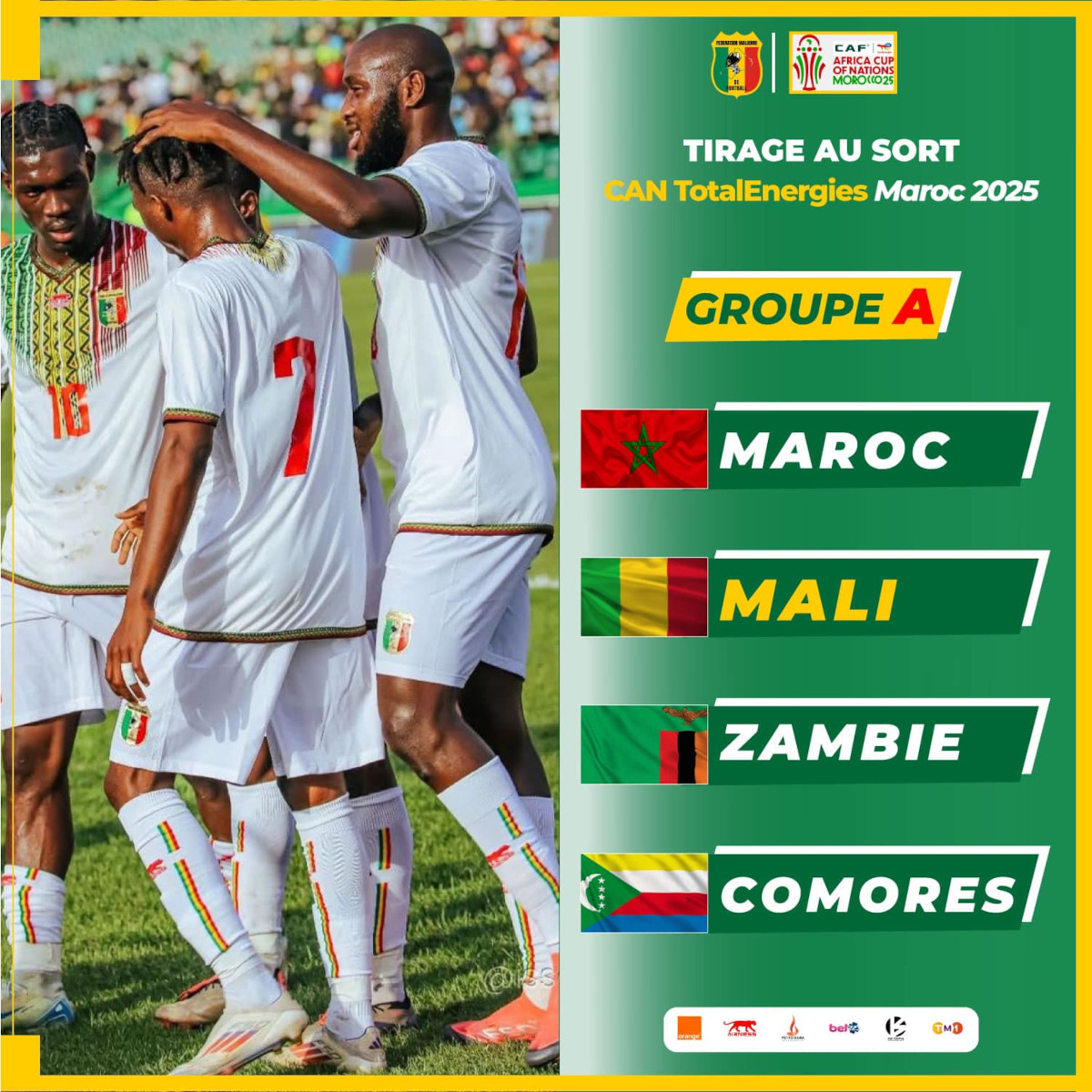 CAN Maroc, les équipes qualifiées connaissent désormais leurs adversaires