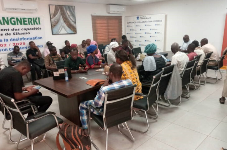 Des hommes de médias formés dans la lutte contre la désinformation à Sikasso