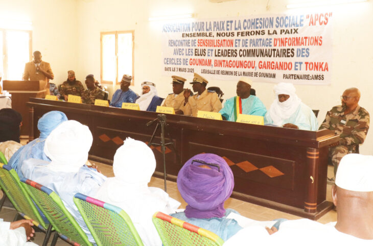 L'APCS organise une rencontre pour promouvoir la paix dans le cercle de Goundam