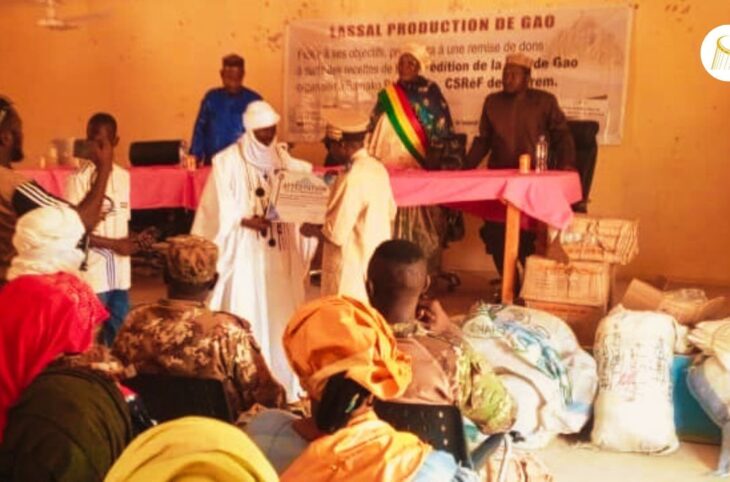 Dons de kits antipaludiques et de moustiquaires au CSREF de Bourem
