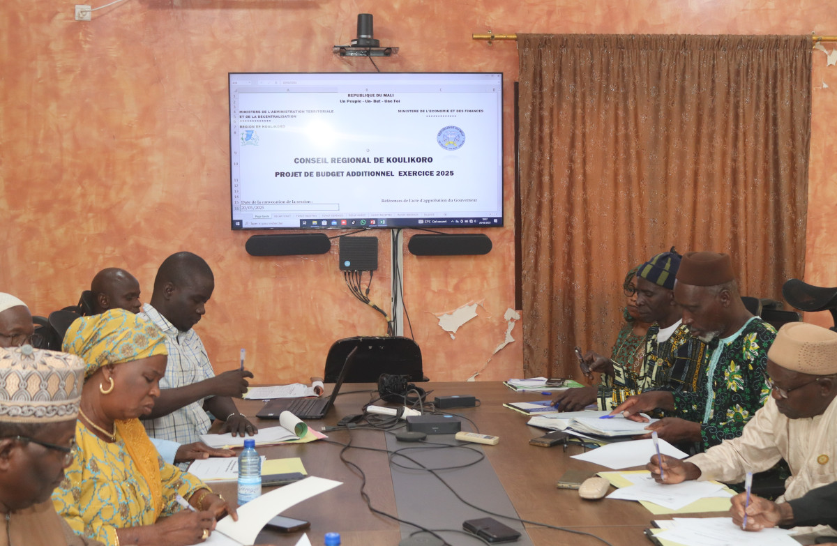 Koulikoro, le conseil régional a validé un budget additionnel pour le développement de Koulikoro