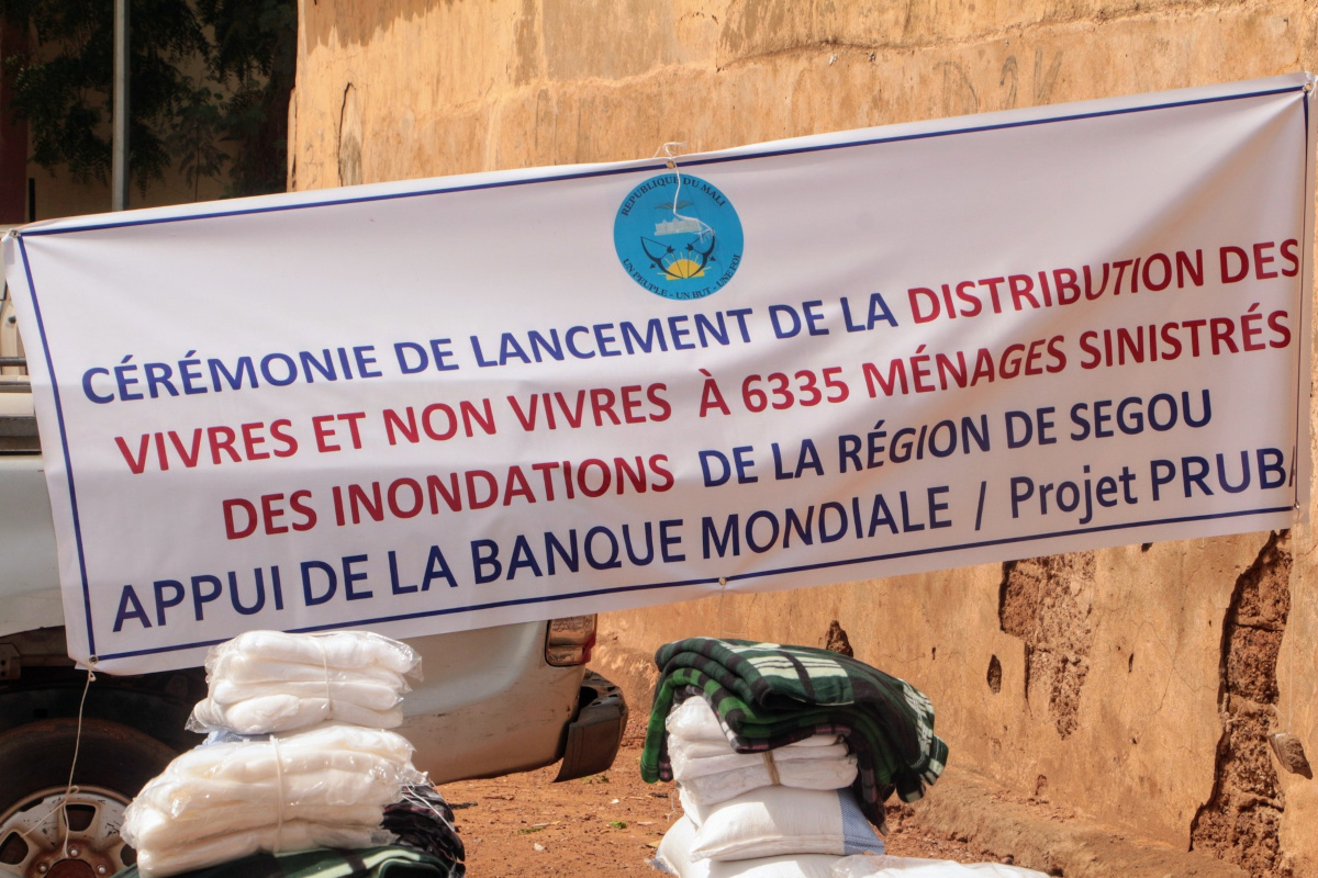 Ségou : don de vivres et de non-vivres aux sinistrés des inondations de 2024