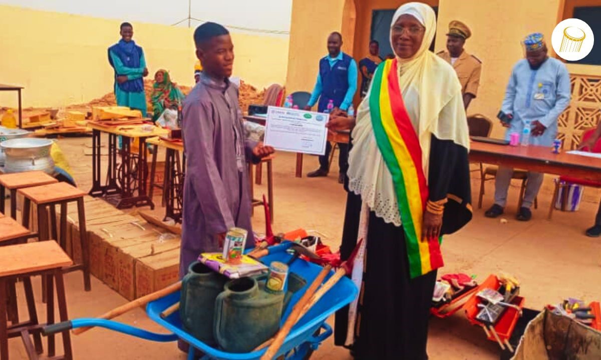 Remise d’attestations à une vingtaine de jeunes de Bourem